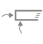 Doble opción de toma de aire