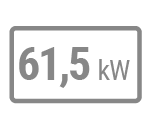 Hasta 61,5 kW