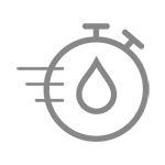 Hot water supply at any time at a constant temperature, allowing water savings. DHW instantly