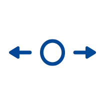 System that allows the recirculation of interior air, as well as the entry of fresh air from outside. Double return position