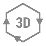 Sistema que garante uma distribuição uniforme que chega a todos os recantos. Fluxo de ar 3D